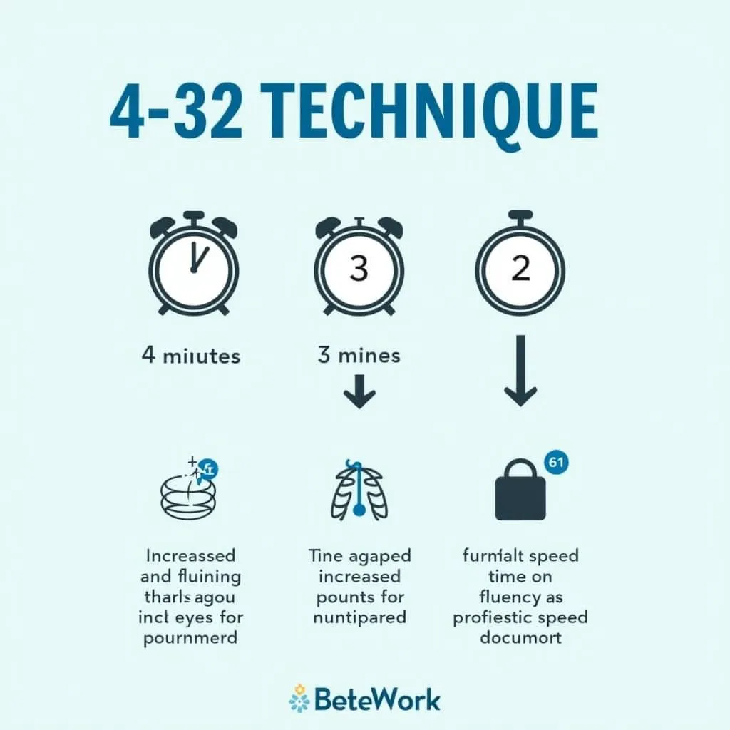 The 4-3-2 fluency technique for PTE speaking