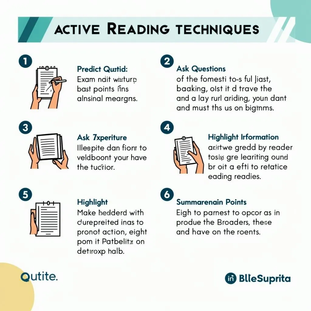 Active reading techniques for PTE exam