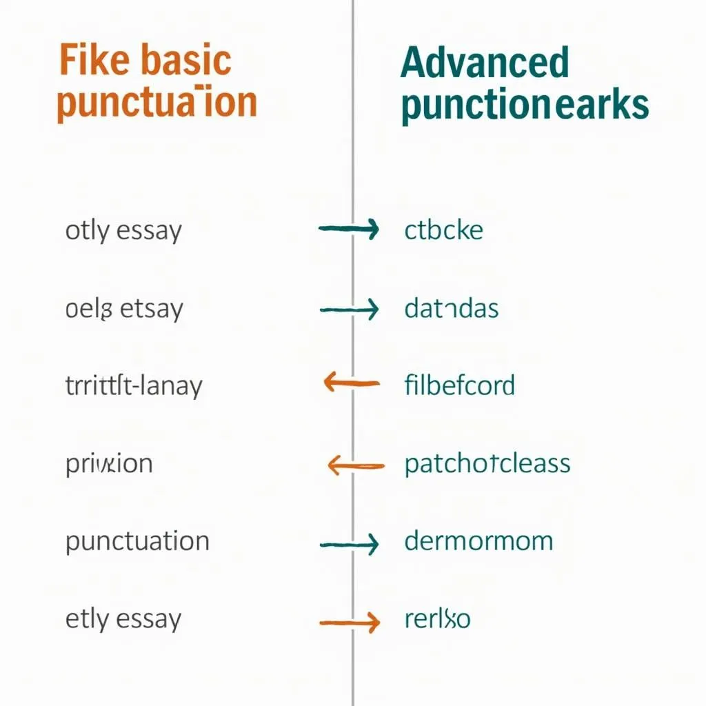 Advanced punctuation techniques in PTE writing