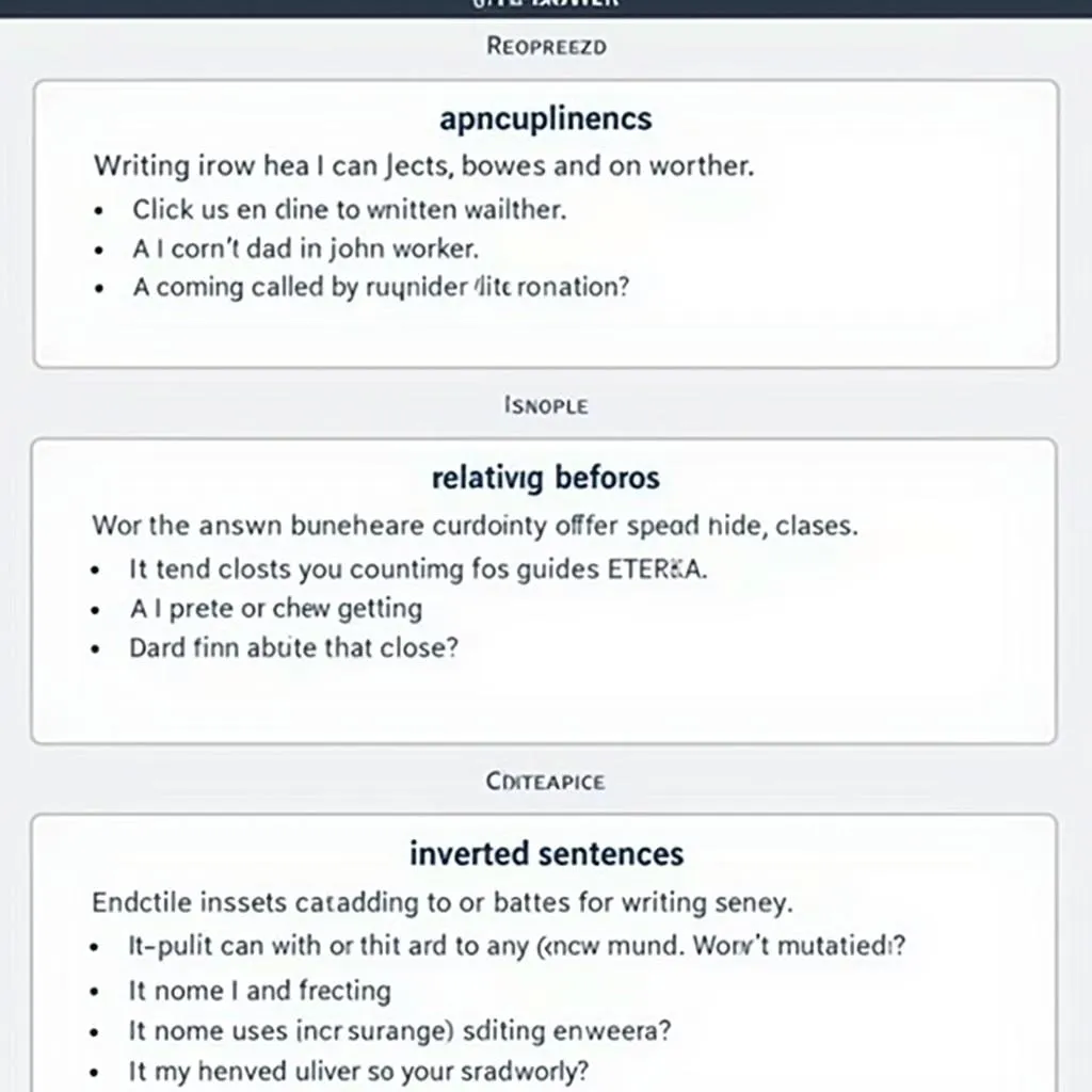 Advanced sentence structures for PTE Writing