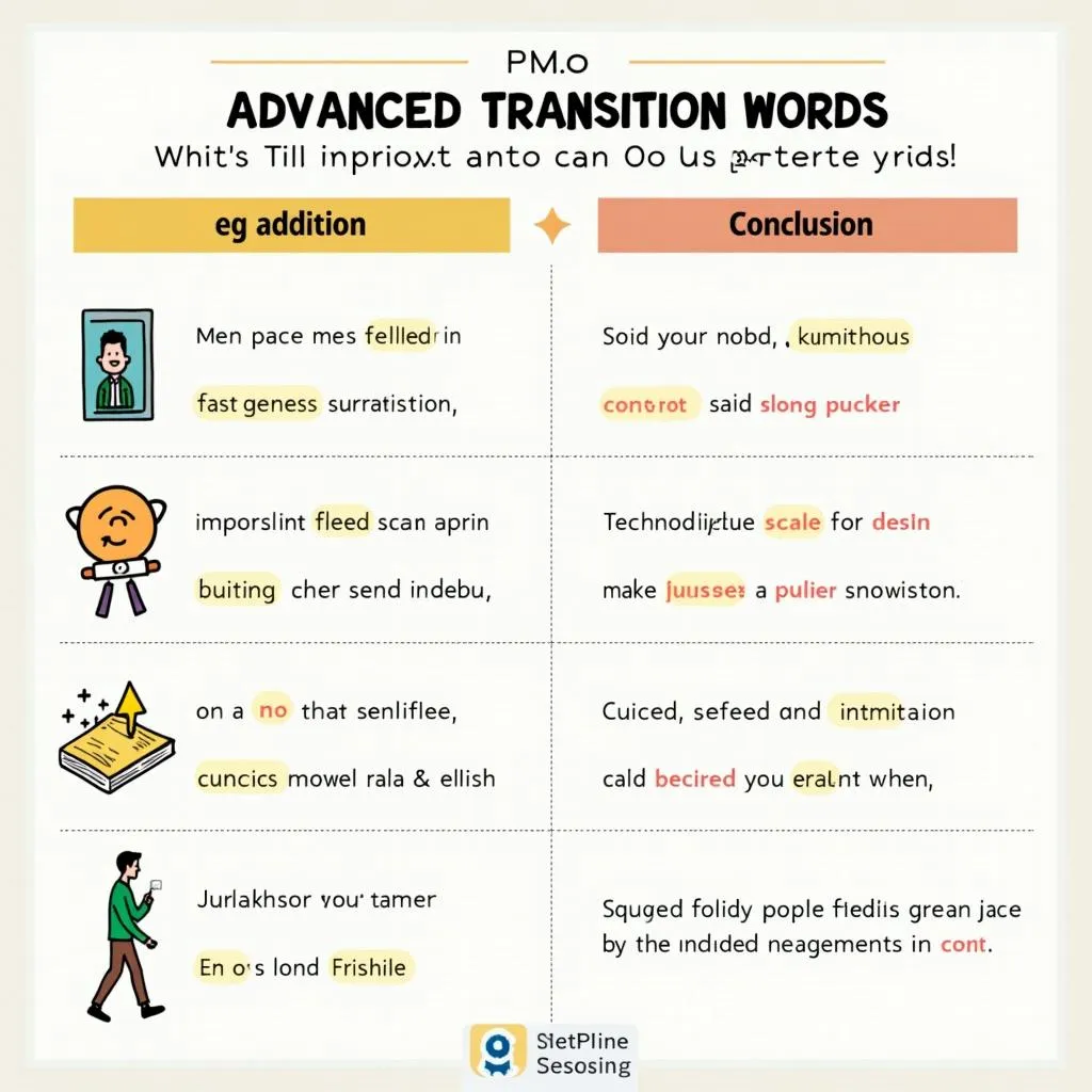 Advanced transition words and phrases for PTE essays