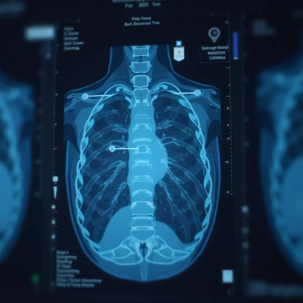 AI analyzing radiology scans for errors and chronic illness signs