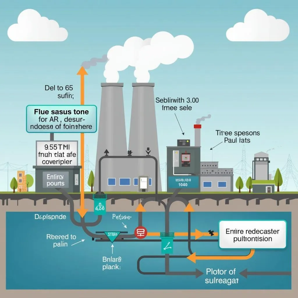 Flue gas technologies reducing sulfur emissions