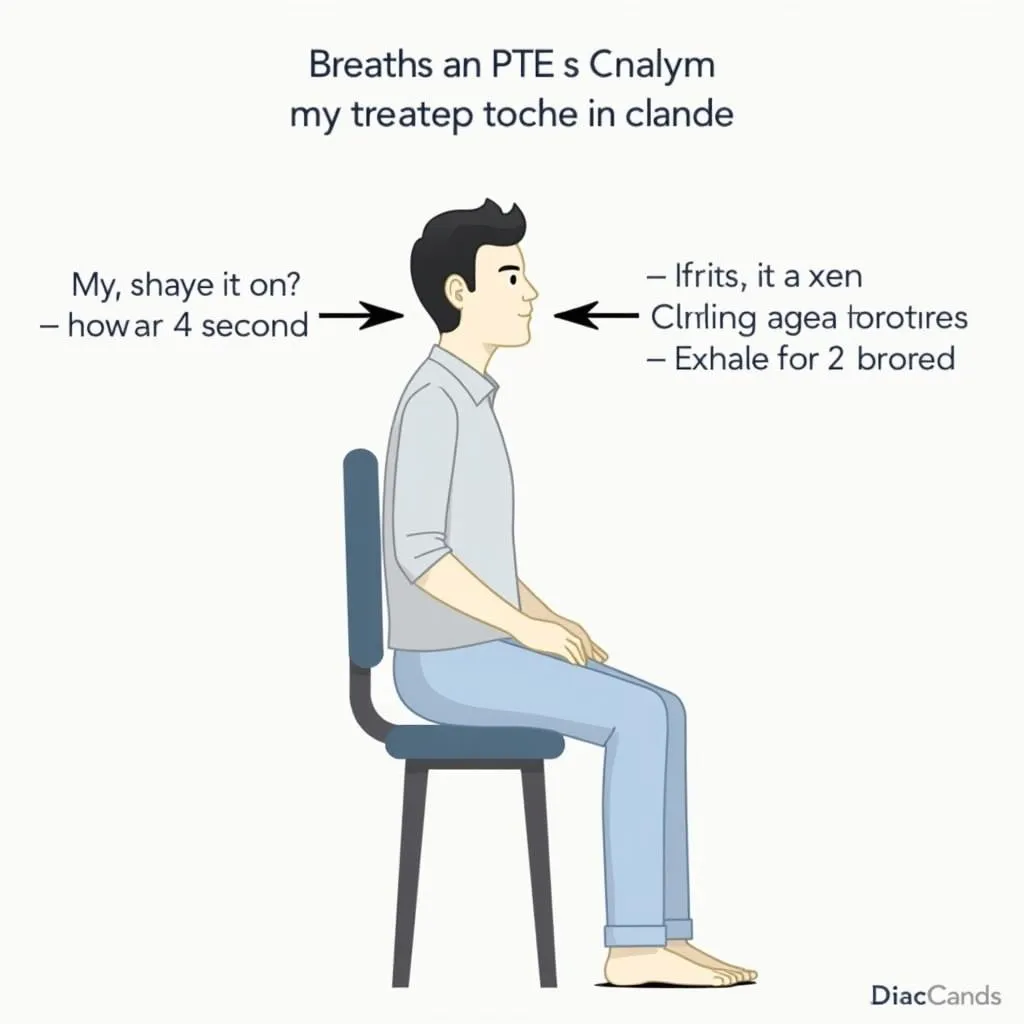 Breathing exercise for PTE speaking clarity