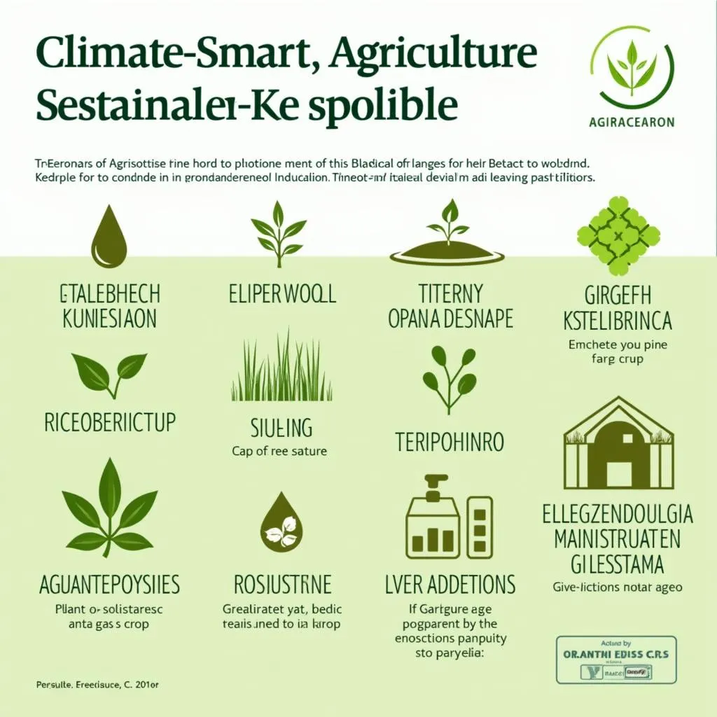 Climate-smart agriculture focuses on reducing greenhouse gases through sustainable practices