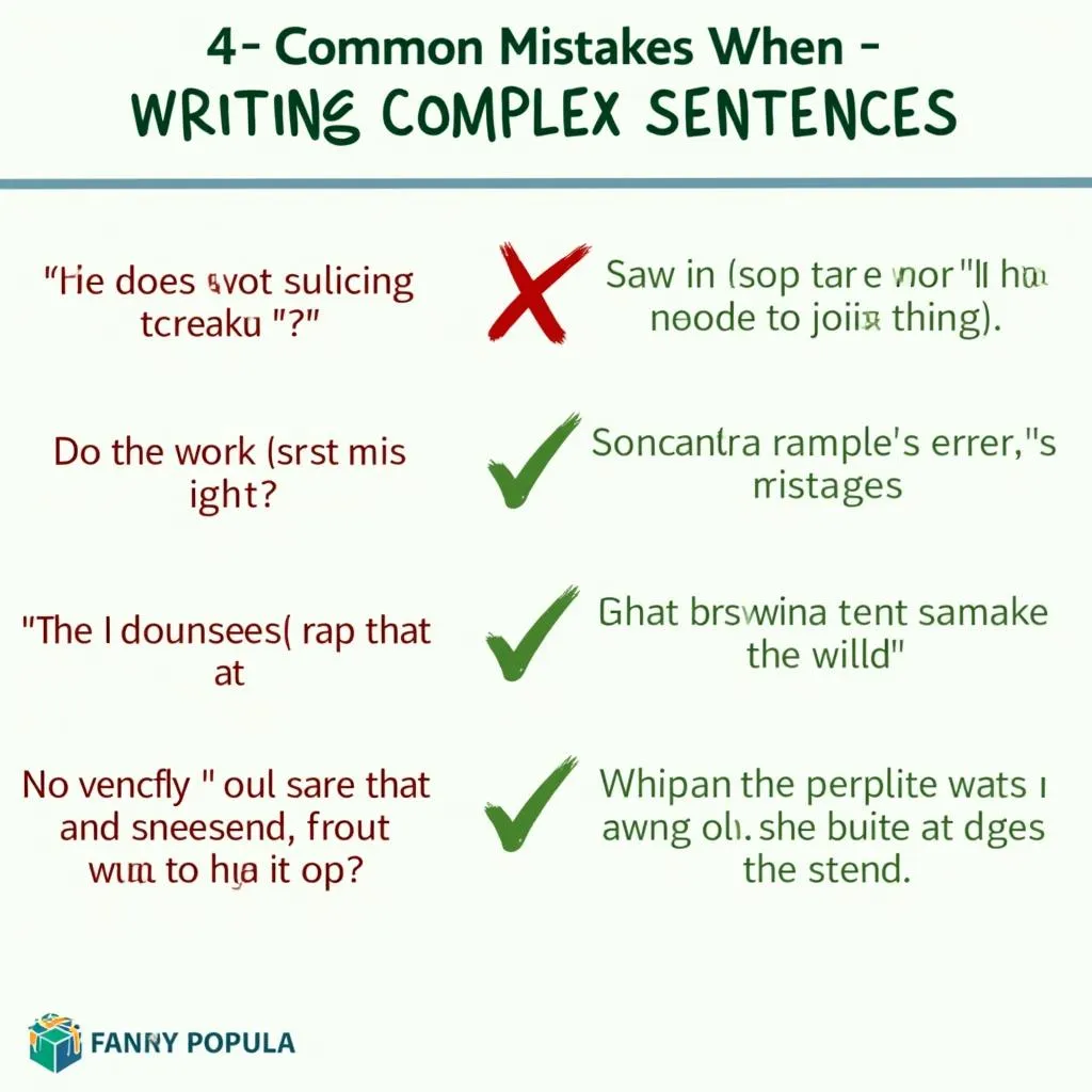 Common Mistakes in Complex Sentences for PTE