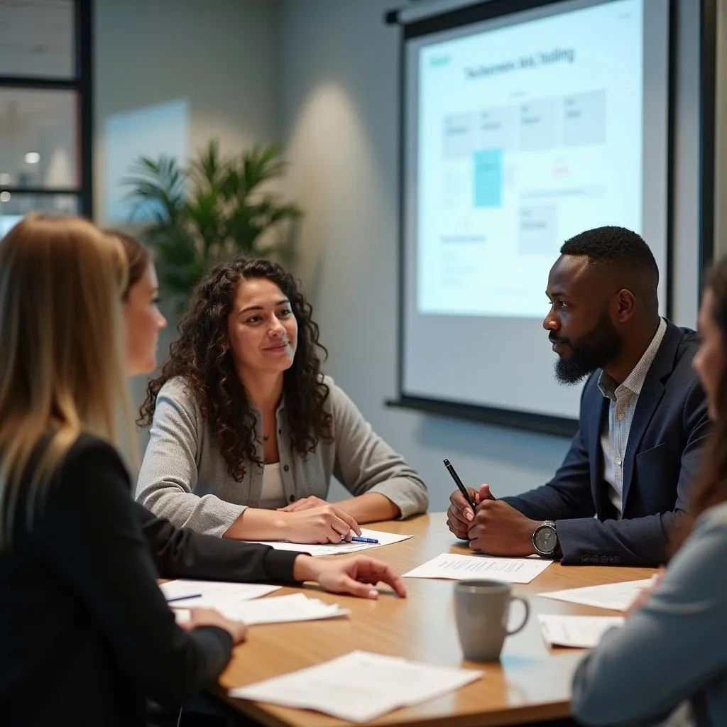 Interactive cultural diversity training session