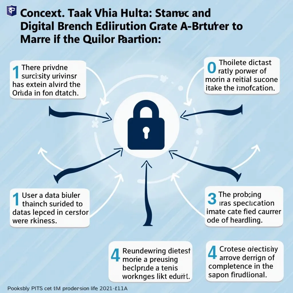 Illustration of data breaches in digital marketing and user privacy risks