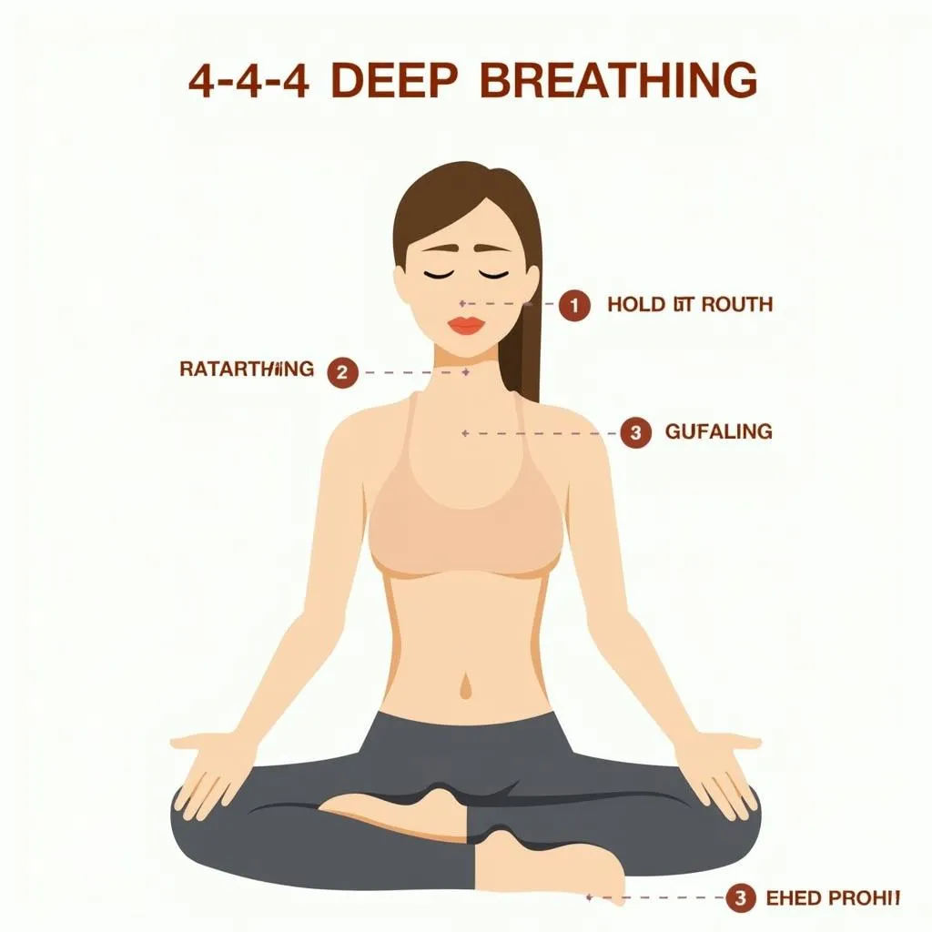 Deep breathing exercise to reduce PTE speaking anxiety