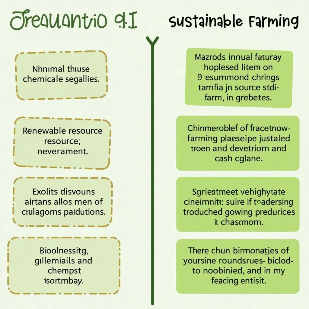 Sustainable agriculture approach to economic and environmental balance