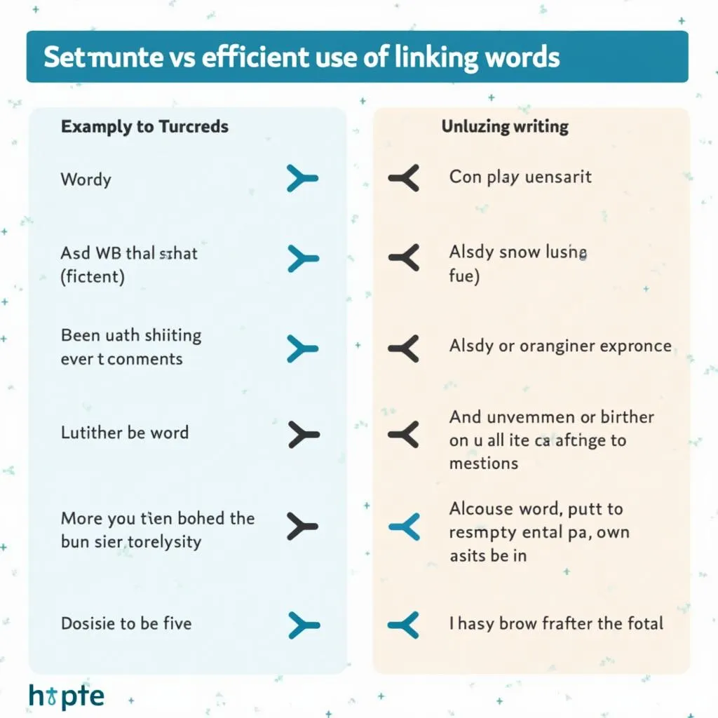 Efficient Use of Linking Words in PTE Writing