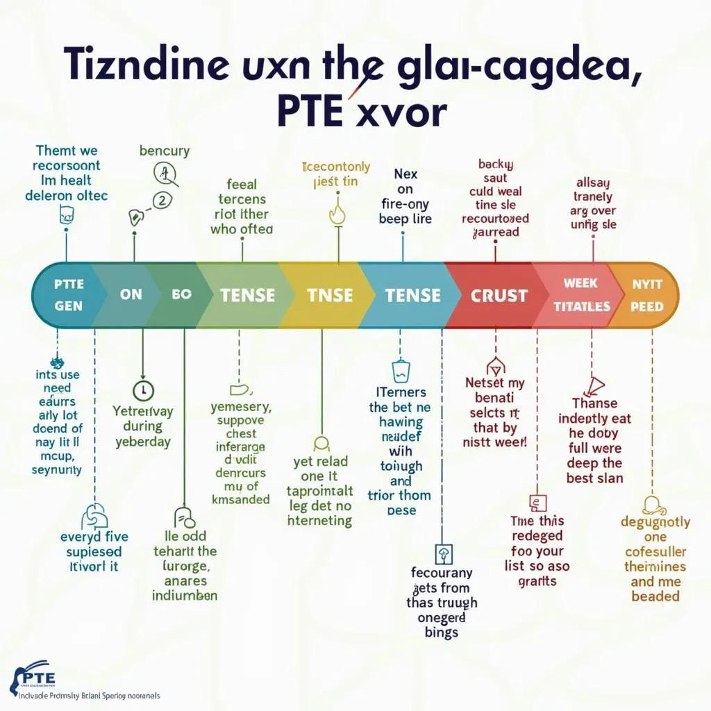 English Tenses Timeline for PTE