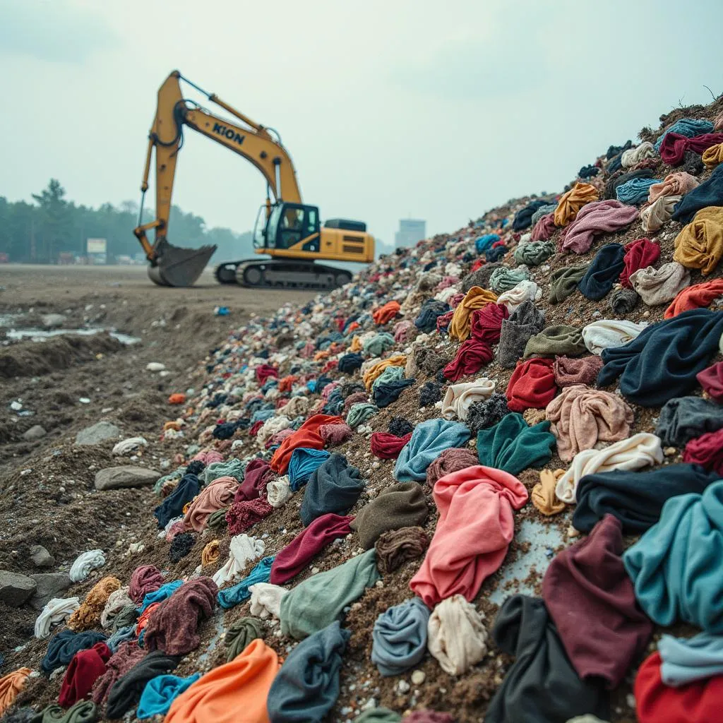 Fast fashion textile waste and poor labor conditions