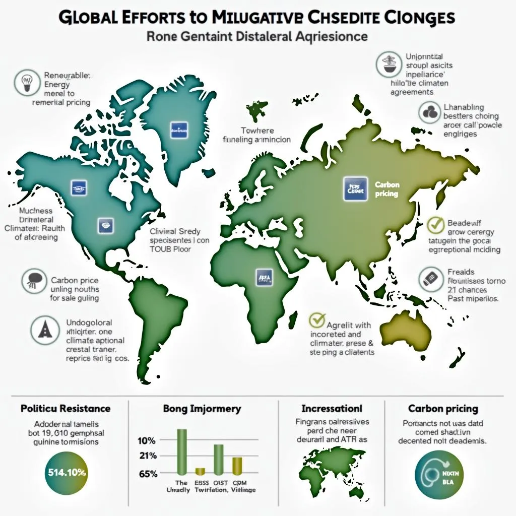 Global measures to address climate change issues with focus on challenges and progress