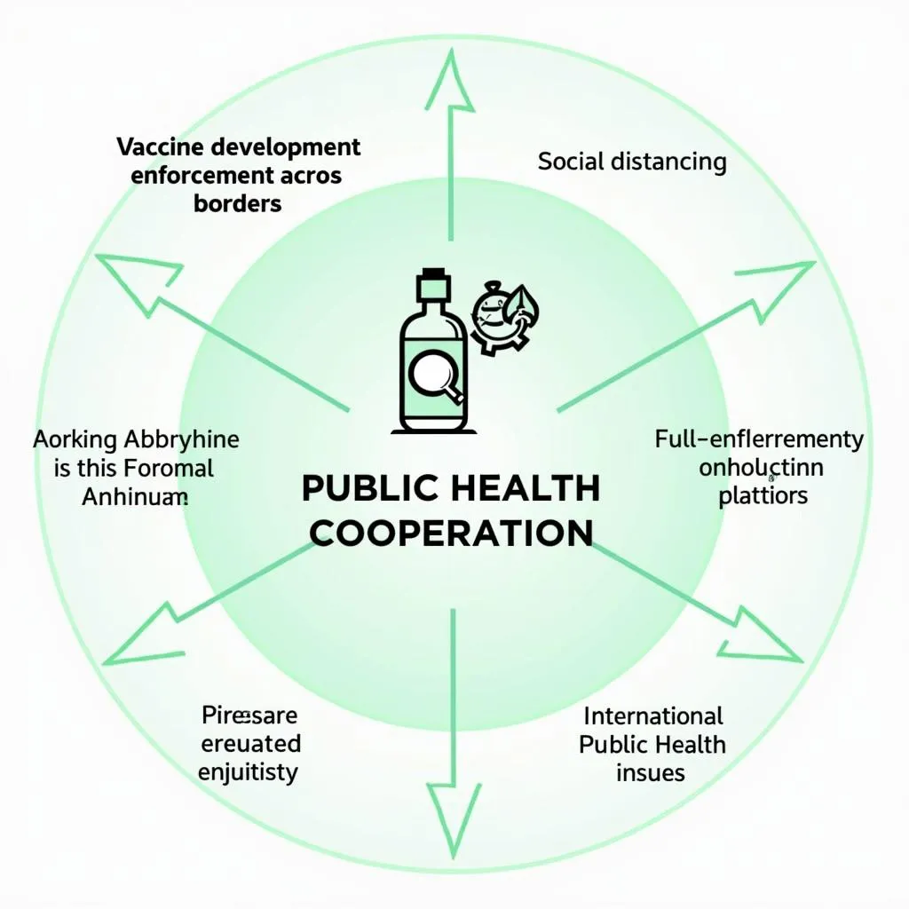 Global public health cooperation during pandemics enhances response through coordinated measures