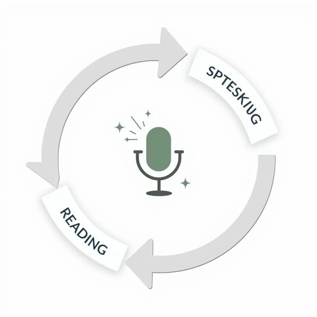 Integrated PTE skills practice with podcasts