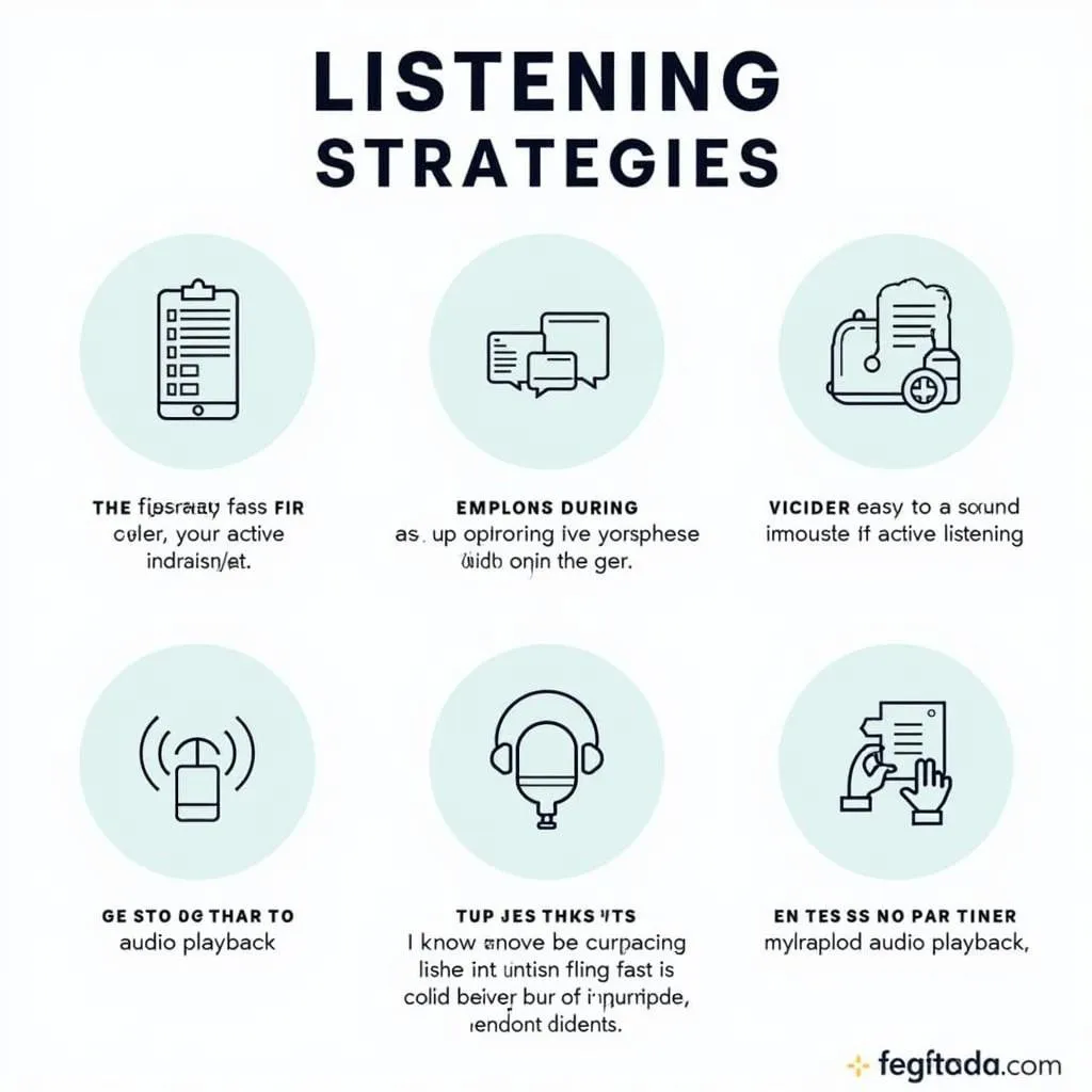 Effective listening strategies for PTE