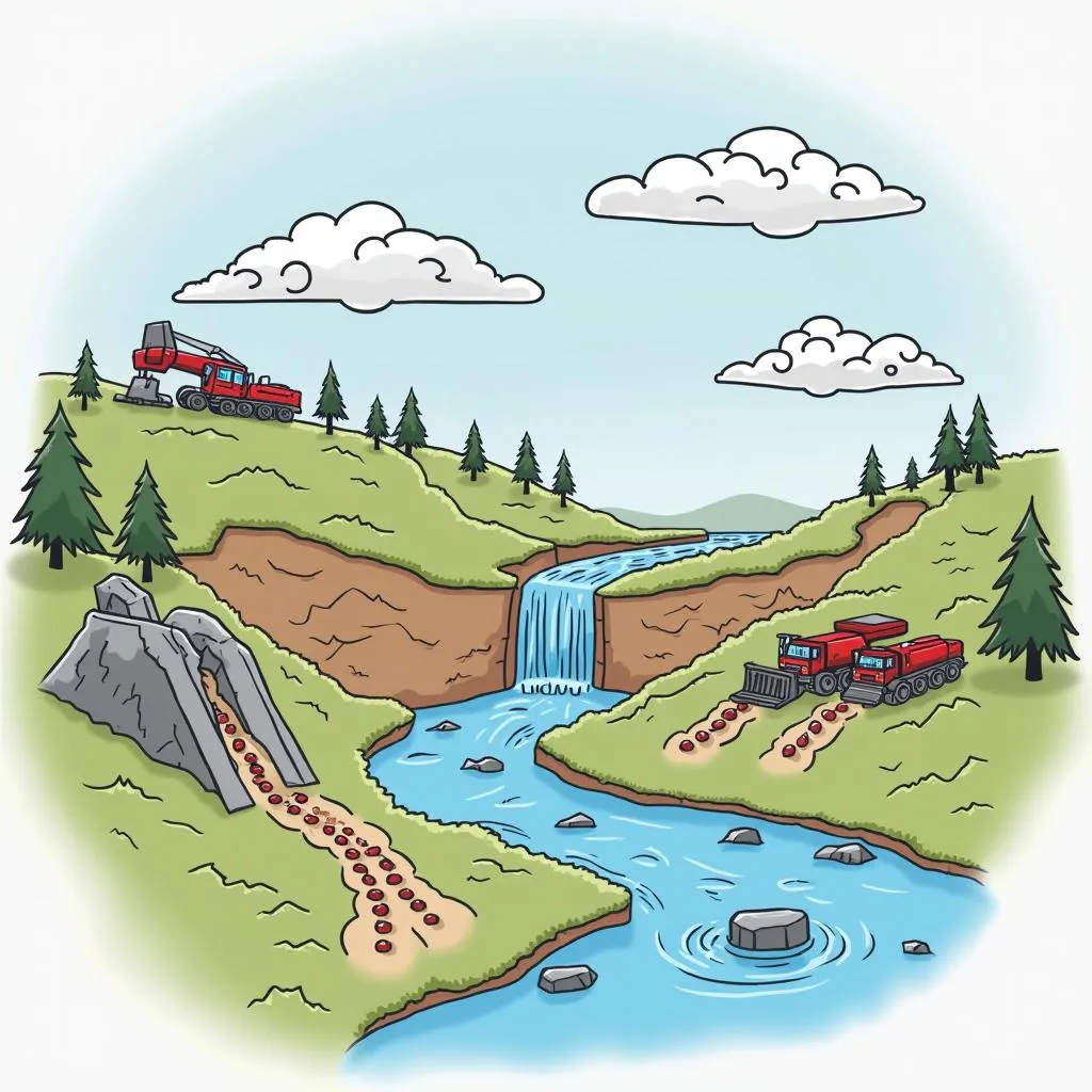 The impact of mining operations on contaminating local water supplies