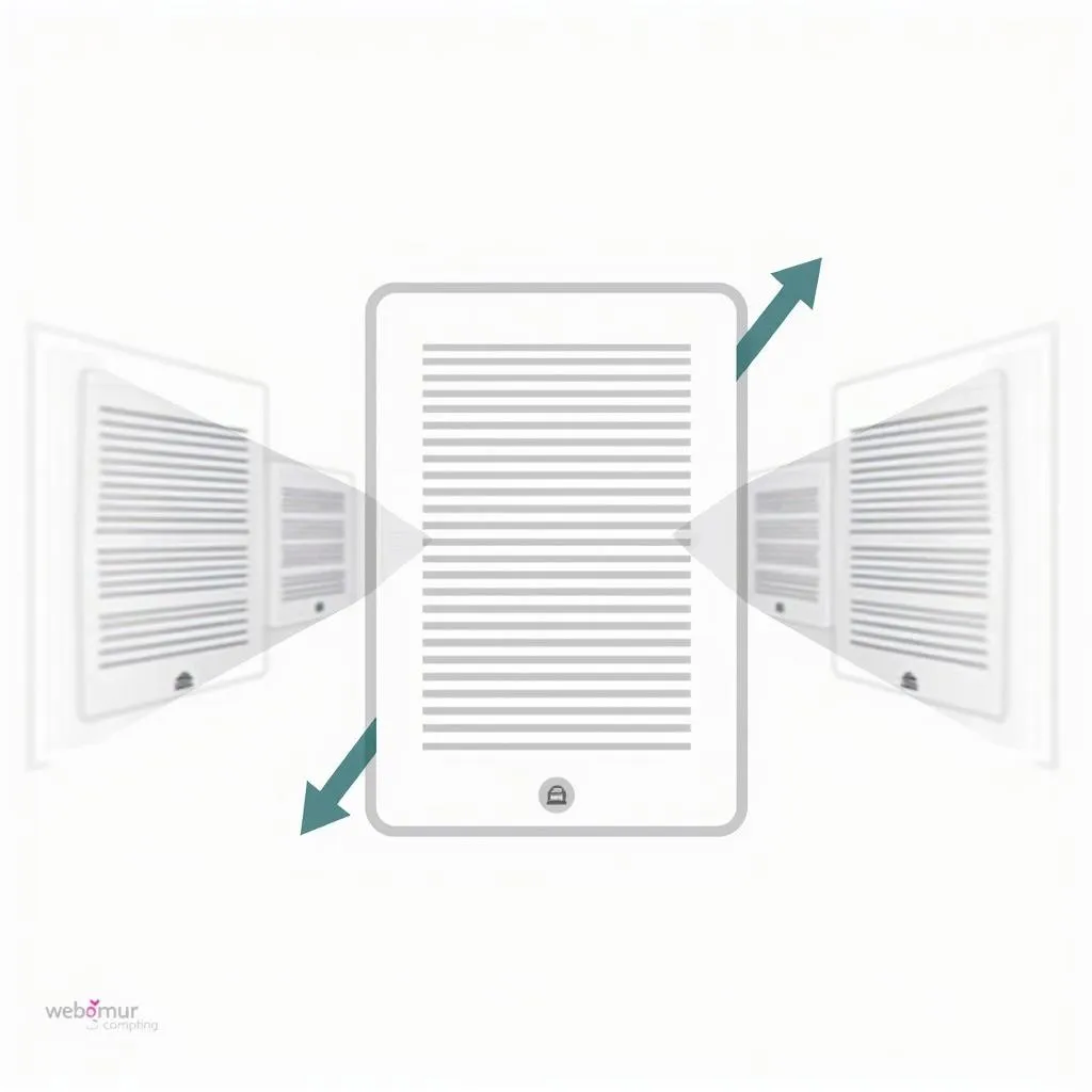 Peripheral vision expansion for speed reading