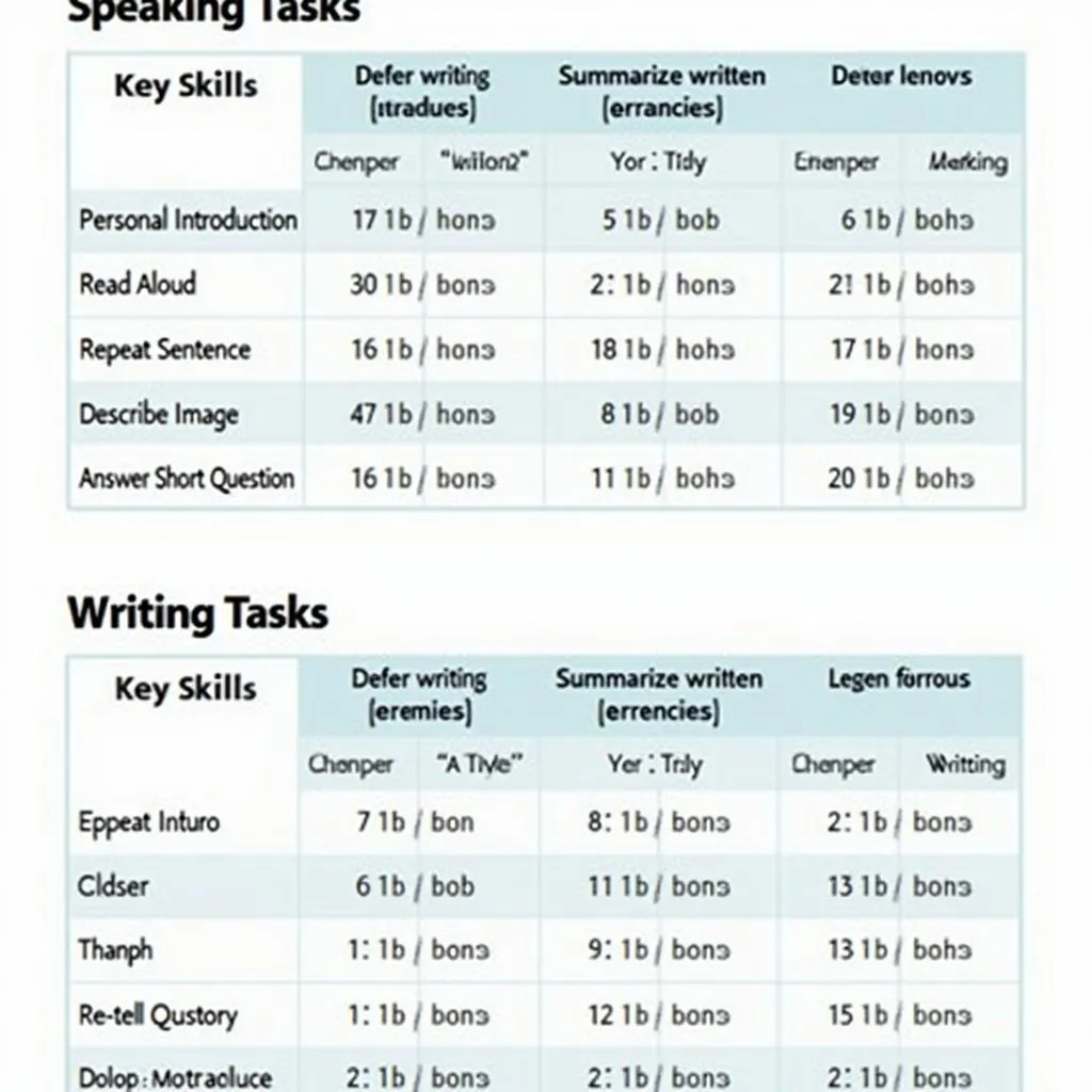 PTE Academic Speaking and Writing Tasks