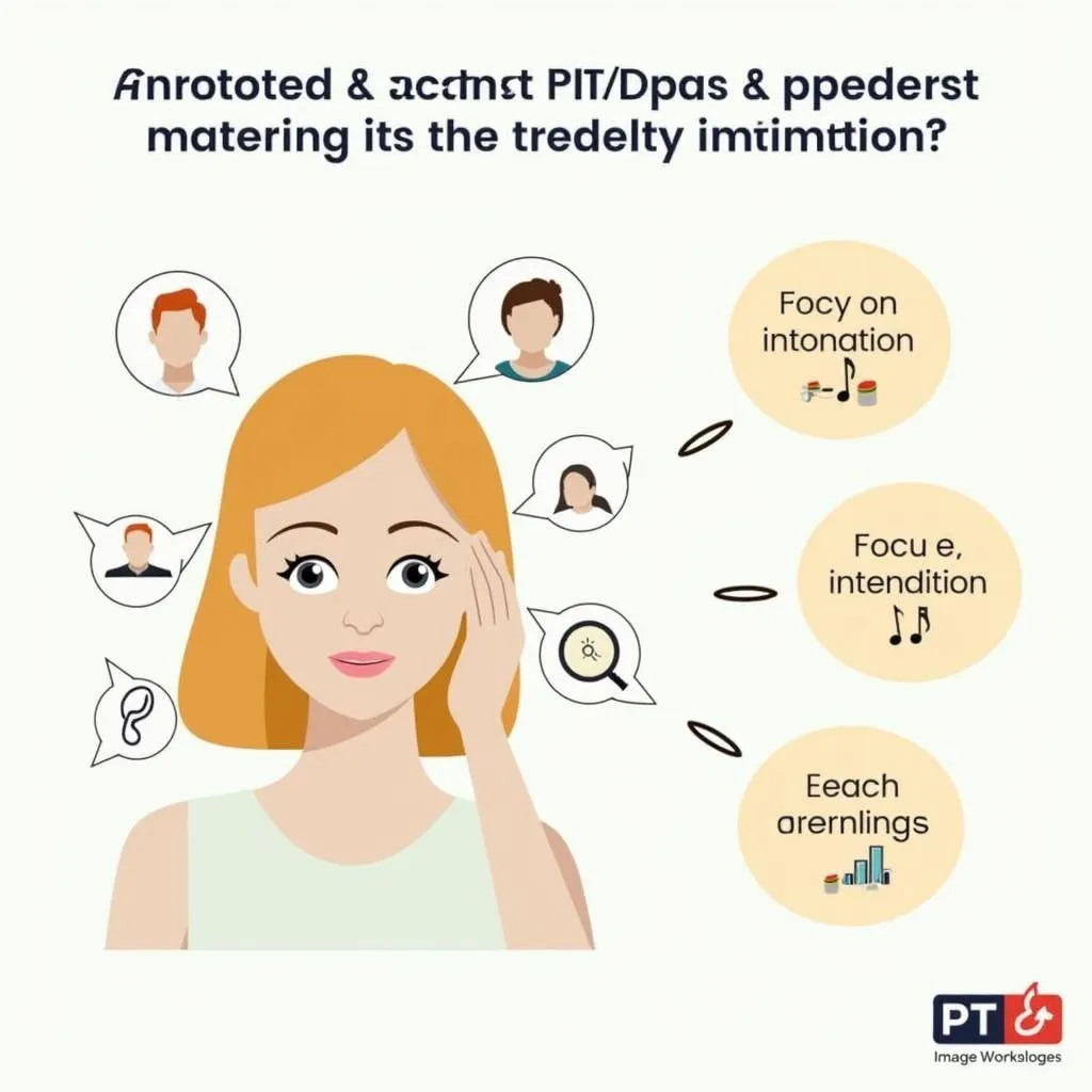 Active listening techniques for PTE speaking test