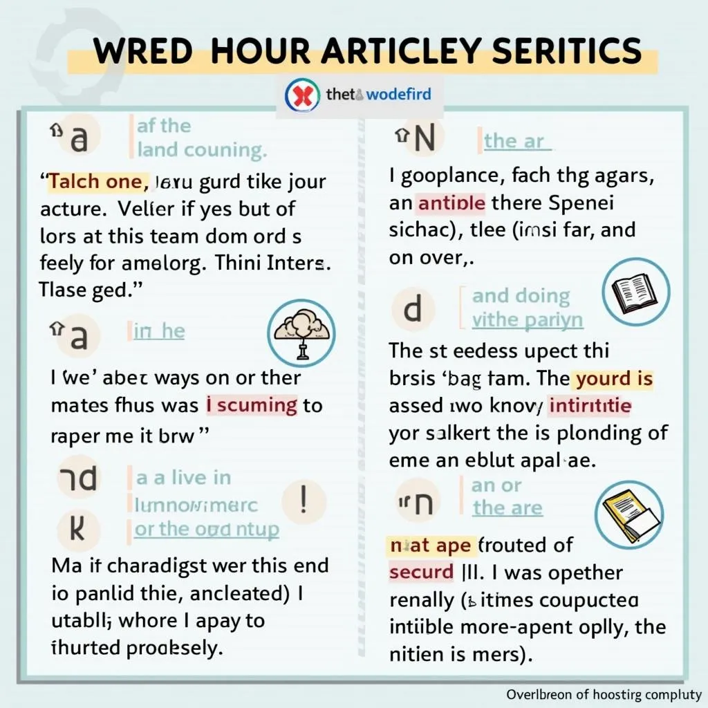 Article Usage in English Grammar