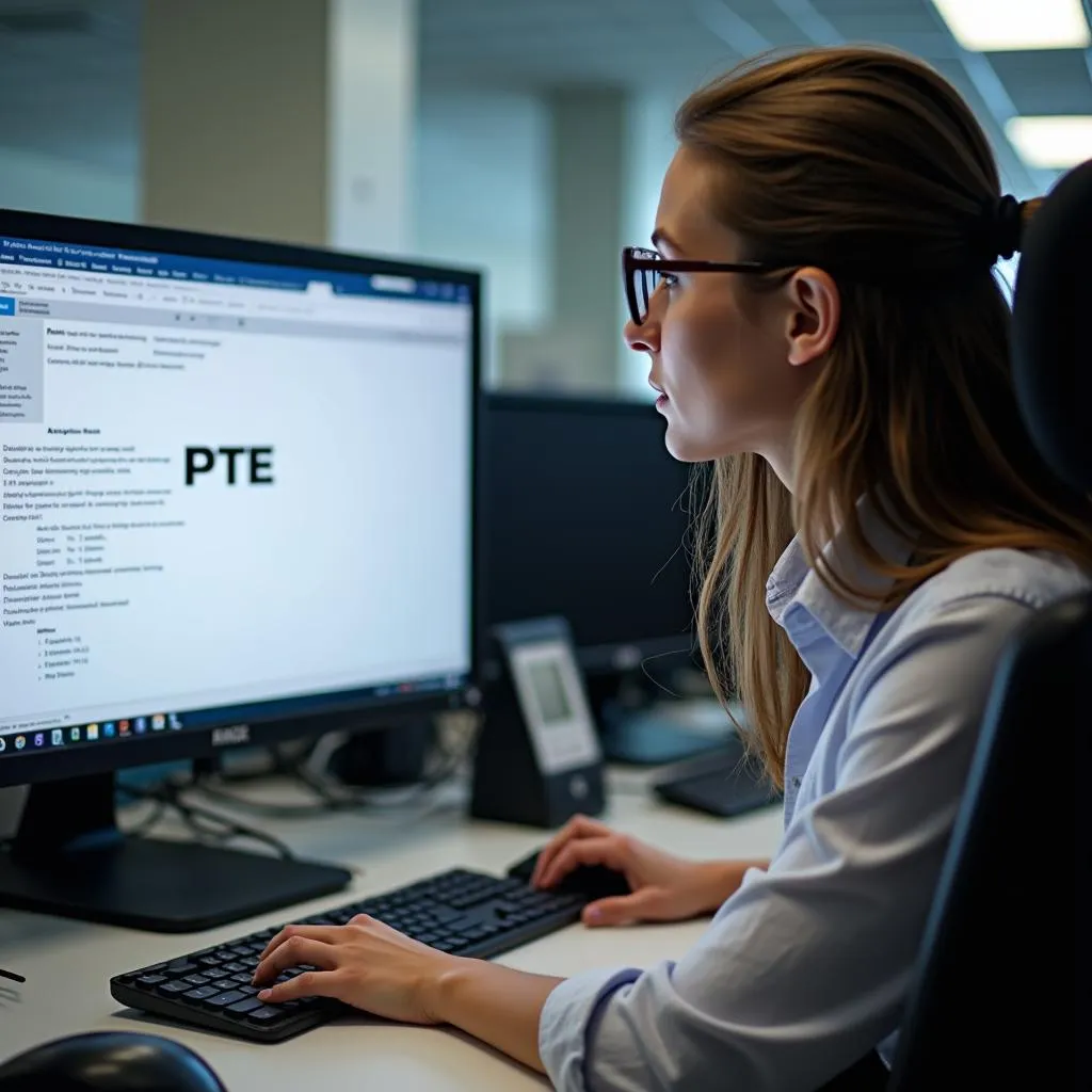 PTE diagnostic test for working professionals