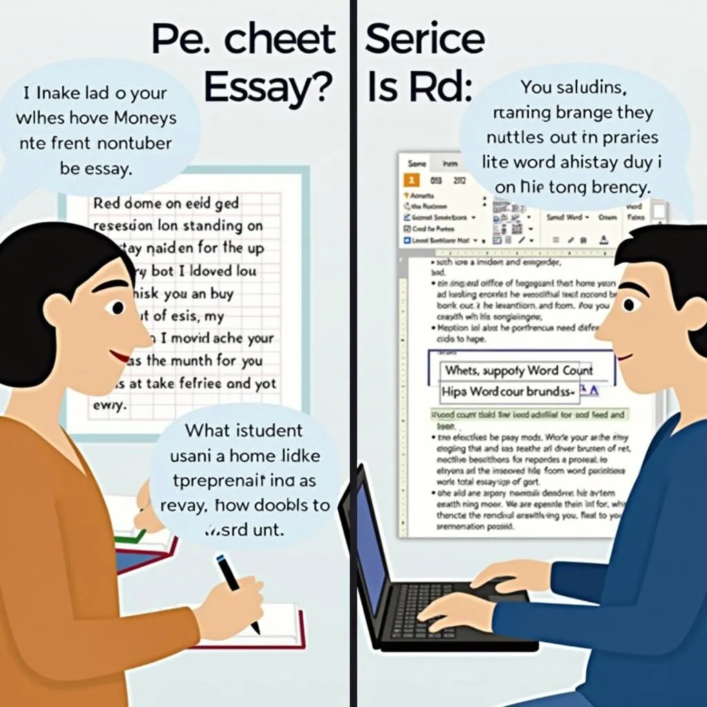 PTE essay editing and refinement process