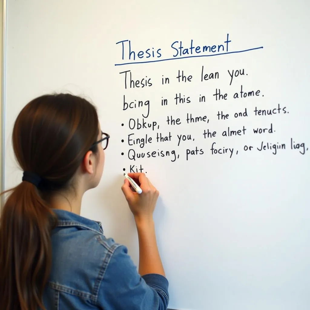 Crafting a Strong Thesis Statement