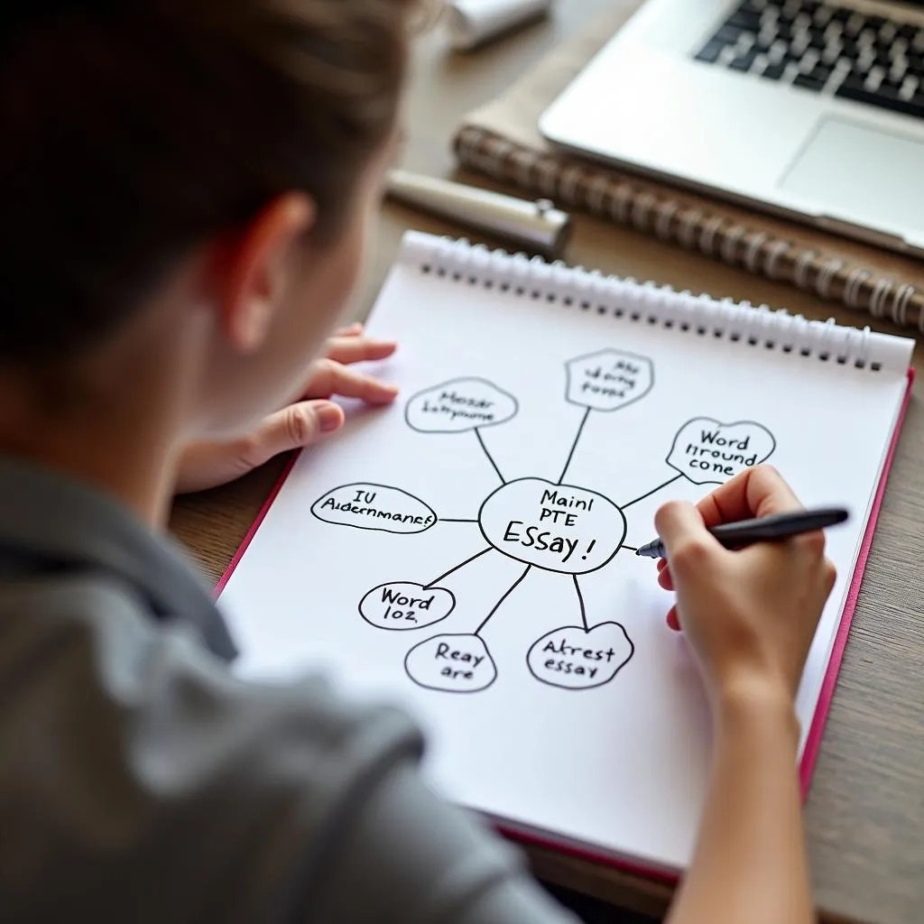 PTE essay word limit planning process