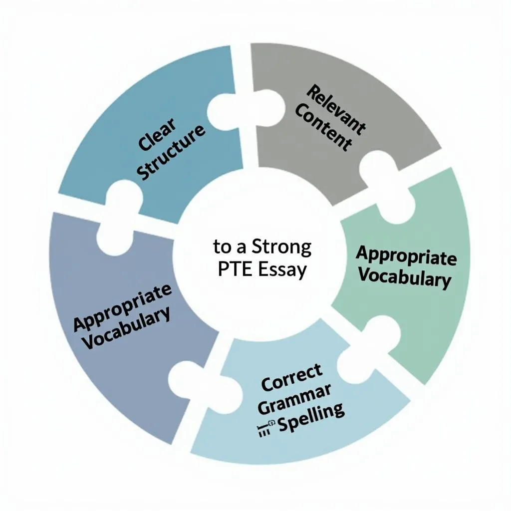 Key components of a strong PTE essay