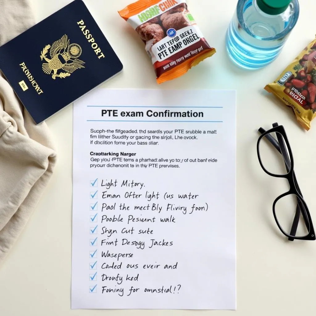 PTE exam day checklist: Documents and essentials