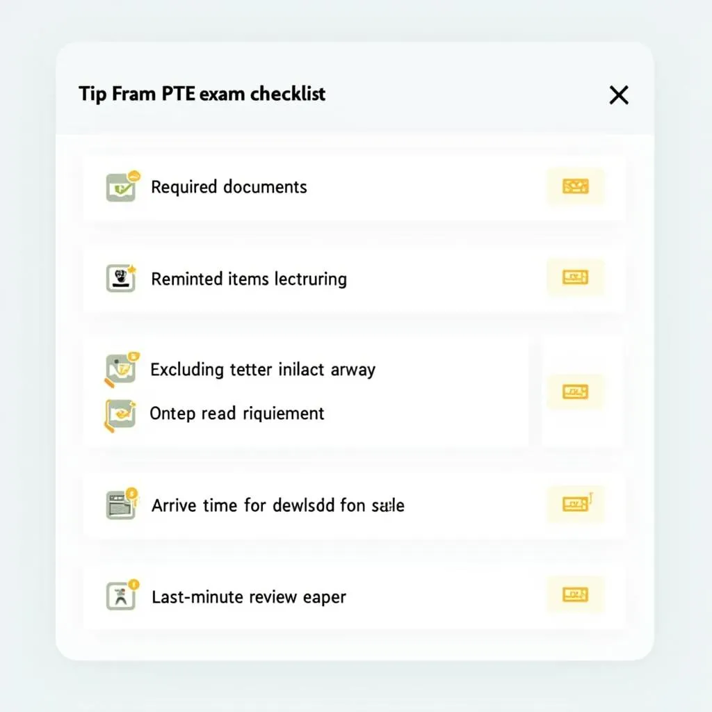 PTE exam day preparation checklist