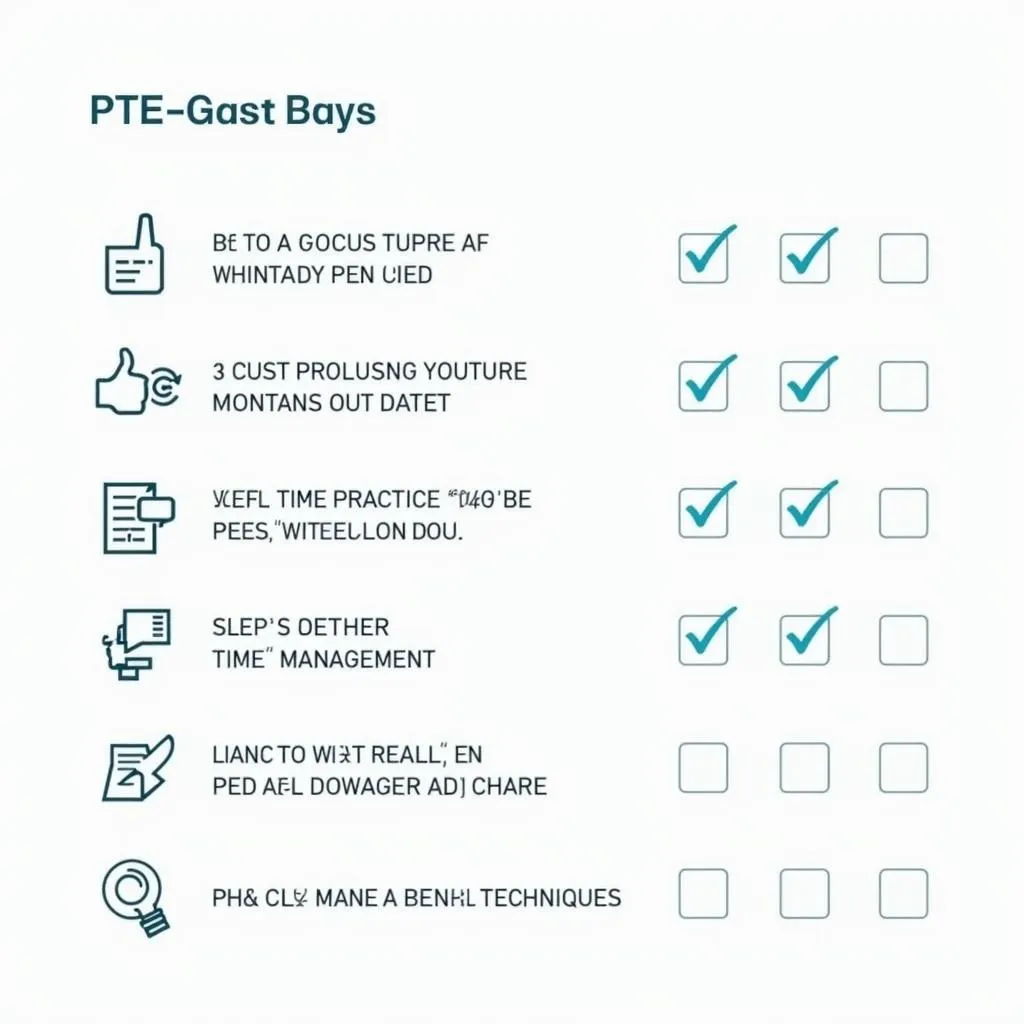 PTE Exam Preparation Checklist