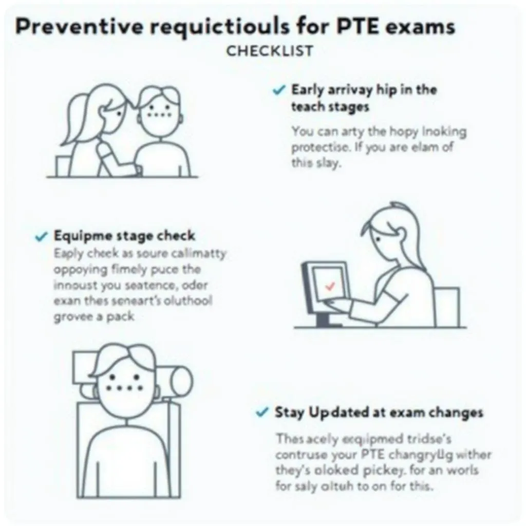 Preventive measures for future PTE exams