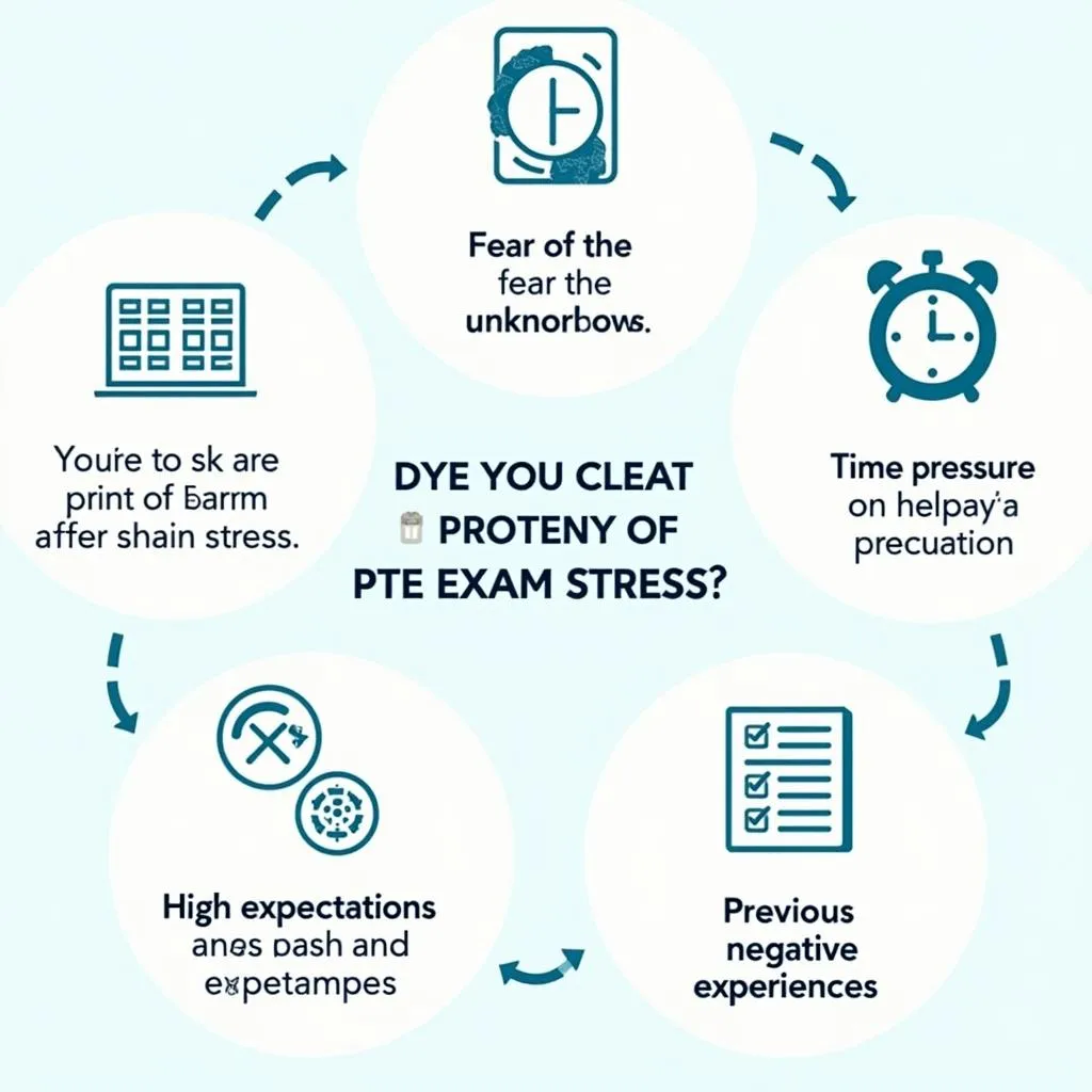 Common causes of PTE exam stress