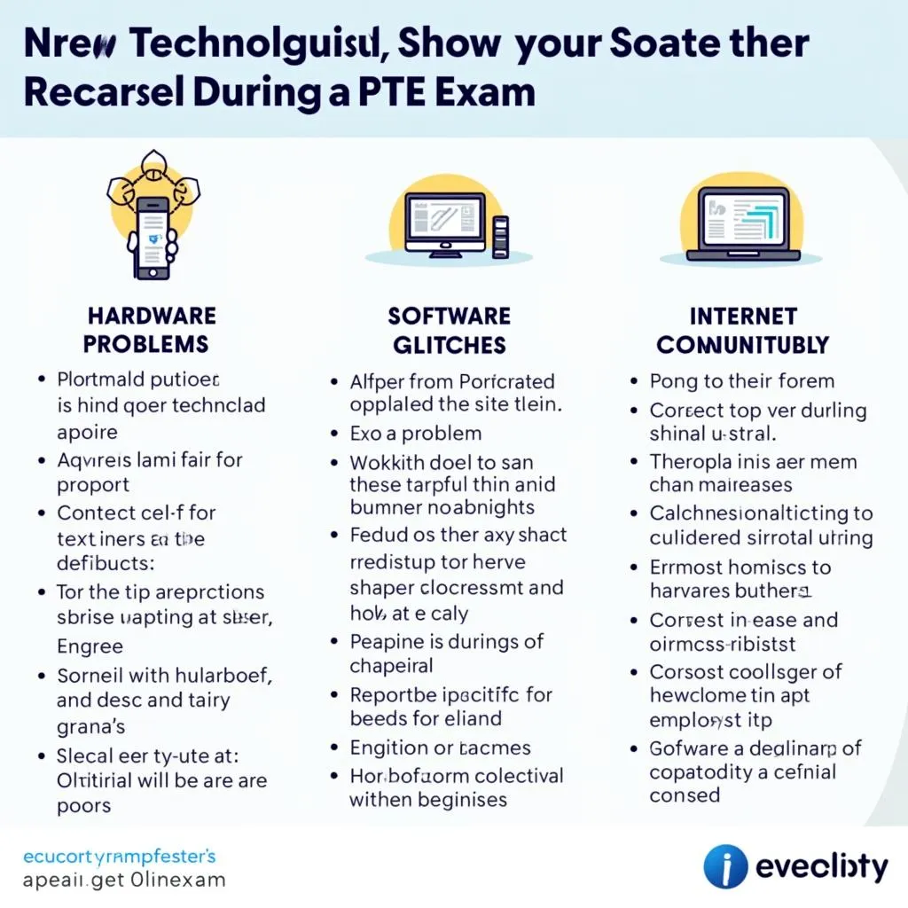 Common technical issues during PTE exam