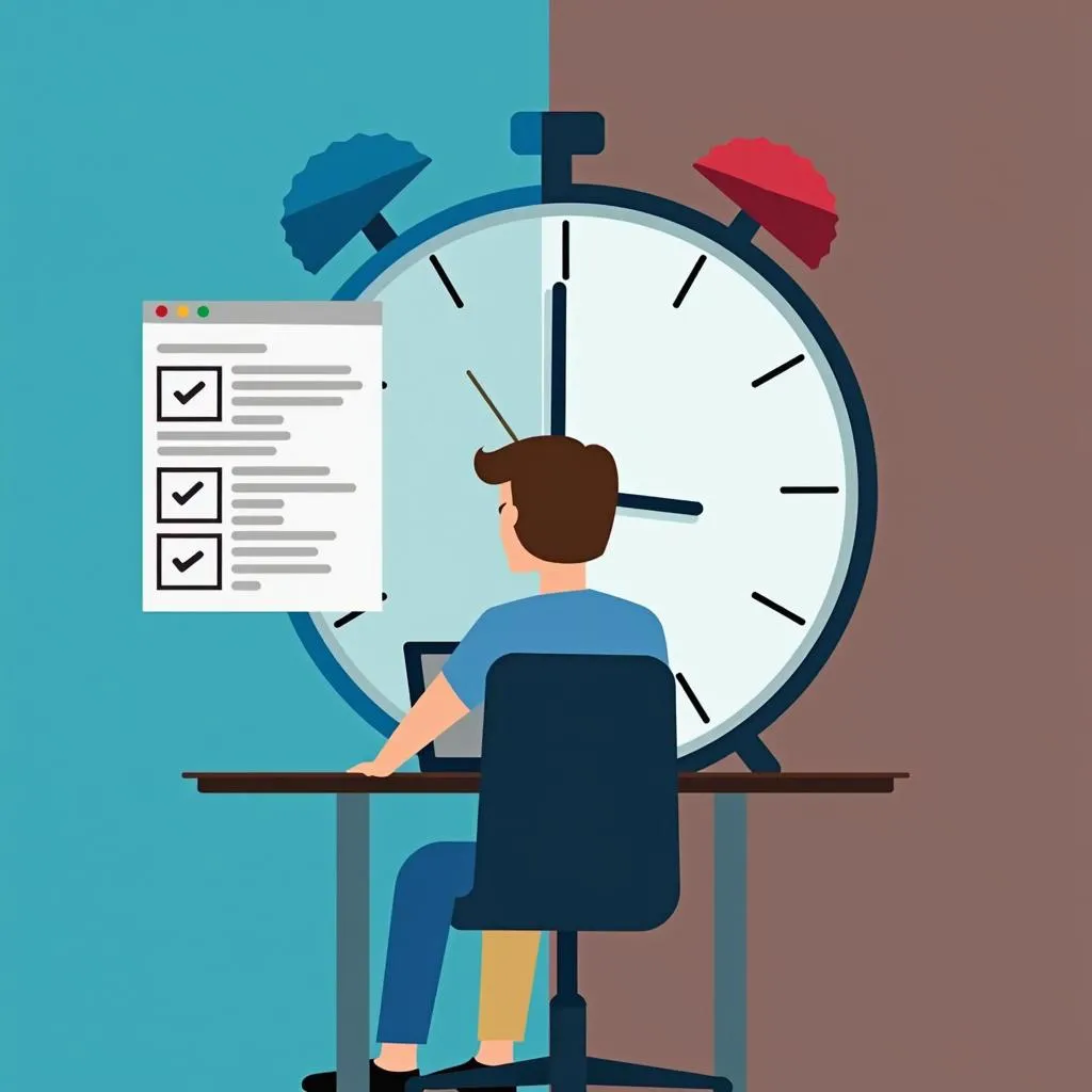 Effective time management during PTE exam