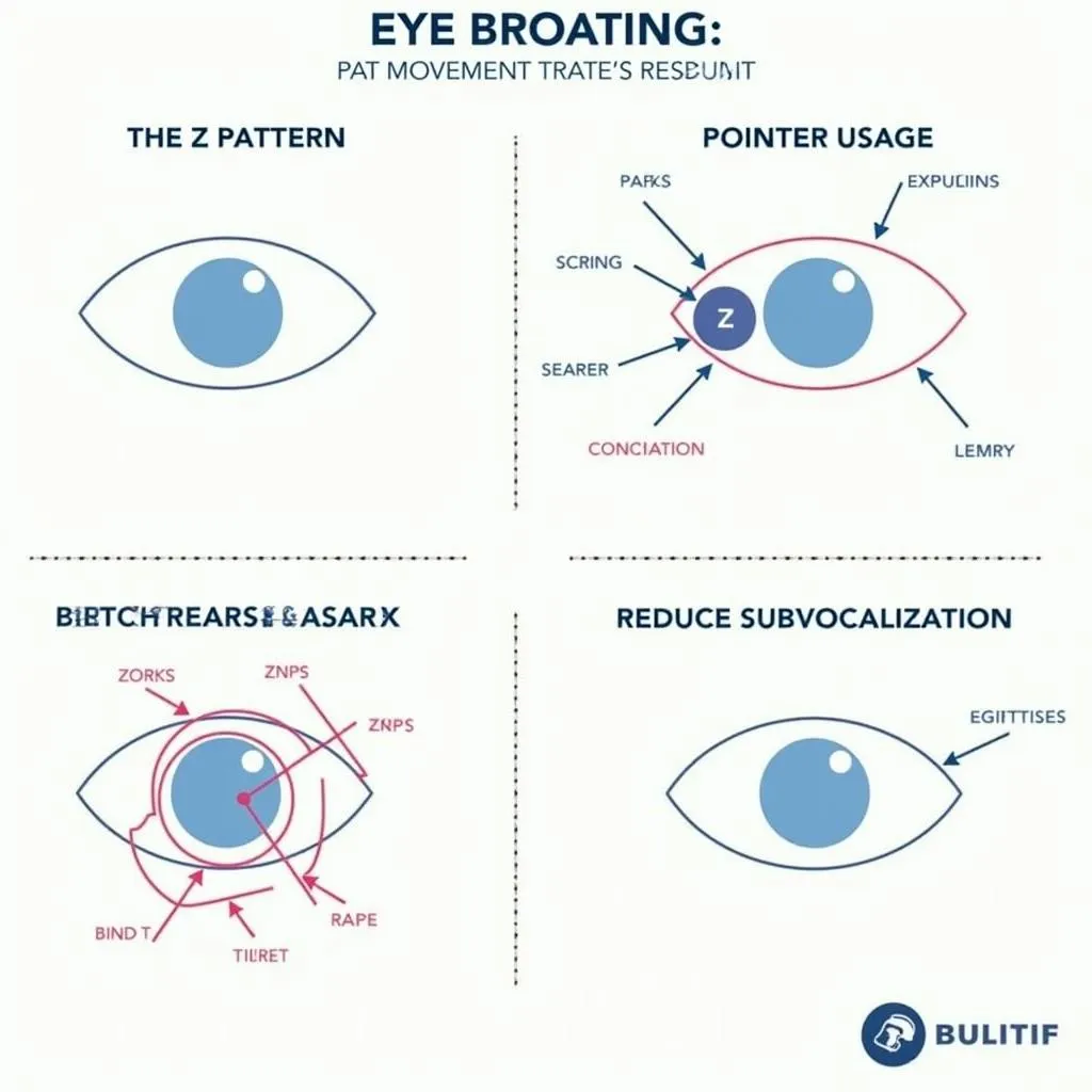 Effective eye movement techniques for PTE fast reading