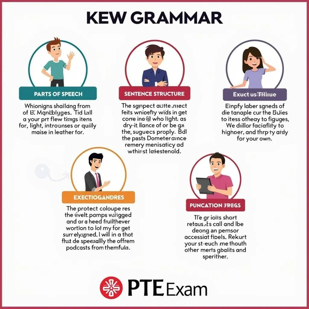 PTE Grammar Basics Infographic