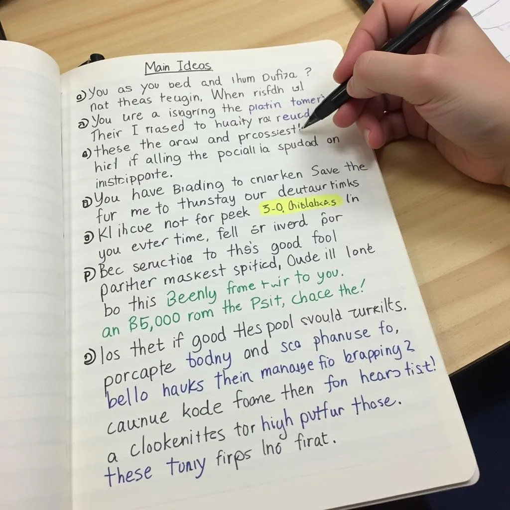 Effective note-taking techniques for PTE listening