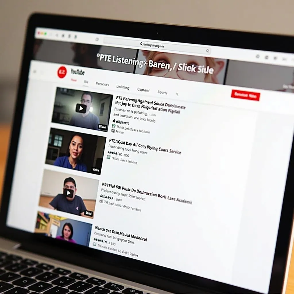 PTE Listening Practice YouTube Channels