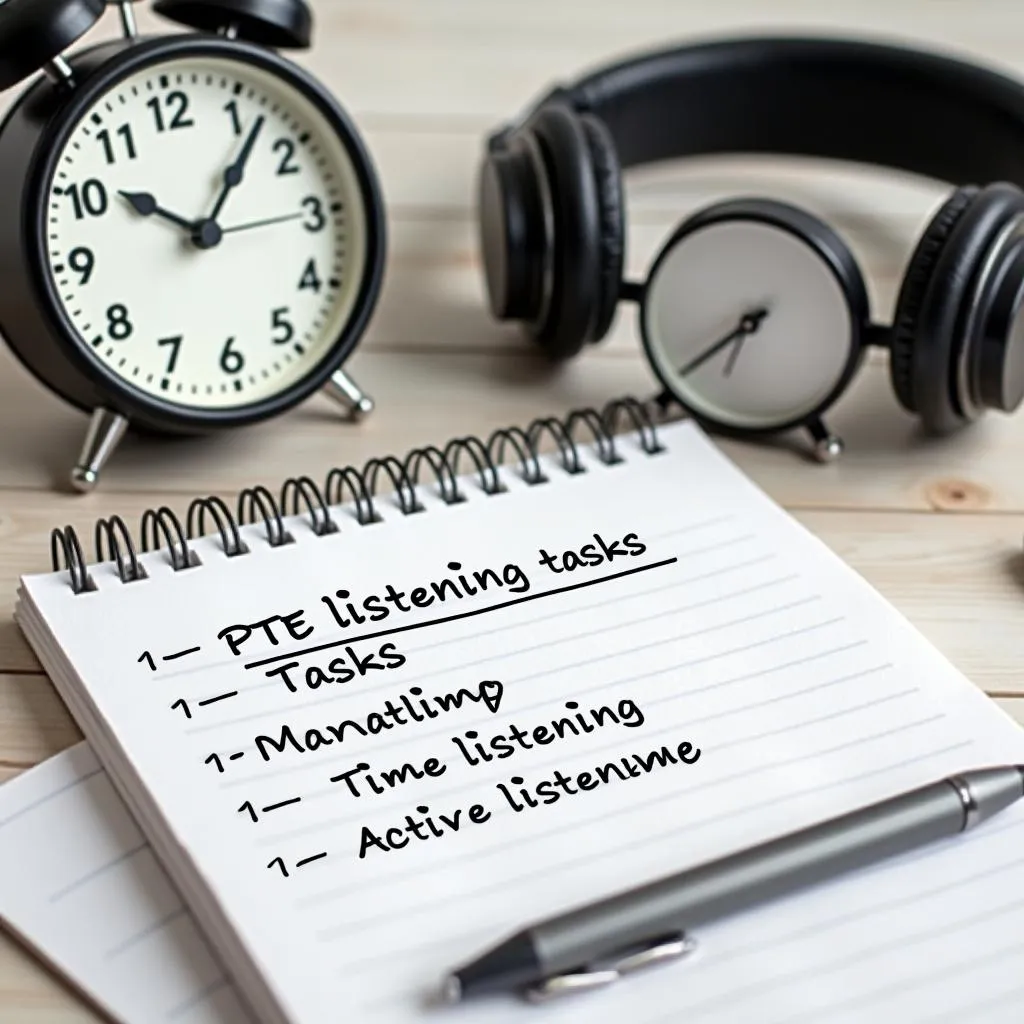 Effective time management strategies for PTE listening