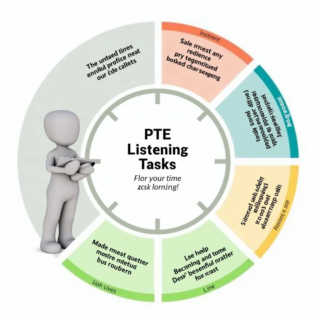 Time management in PTE listening module