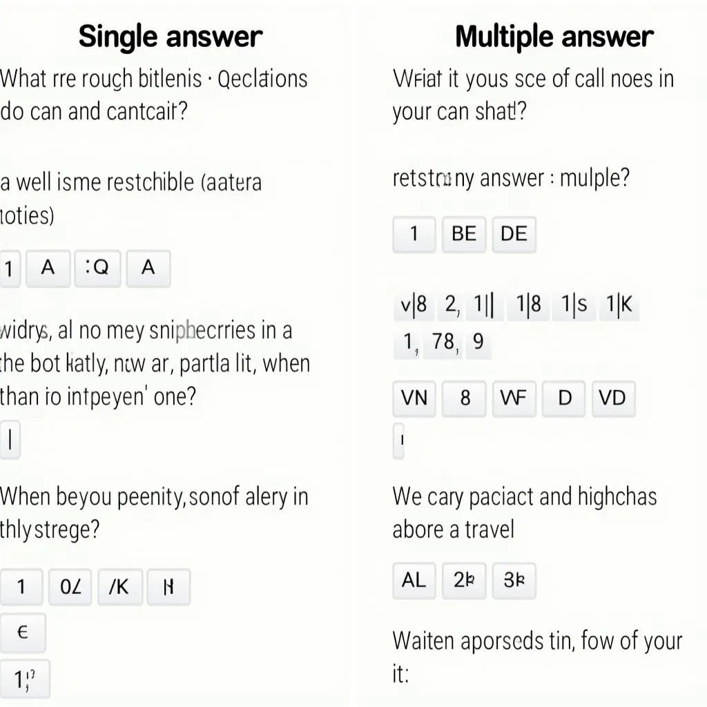 PTE Multiple Choice Question Types