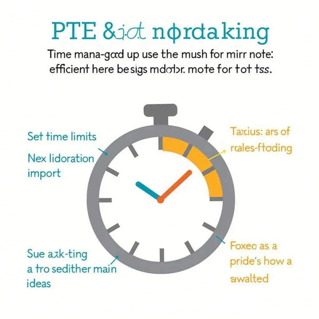 Time management techniques for PTE note-taking