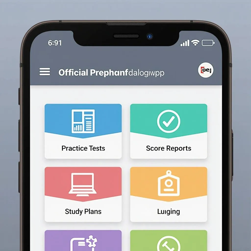 PTE Official Preparation App Interface