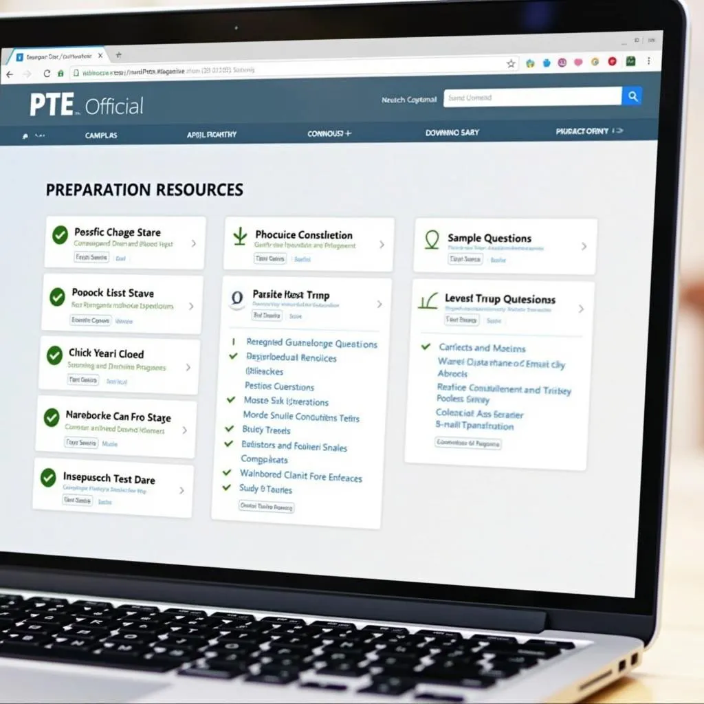 PTE Official Preparation Resources Download