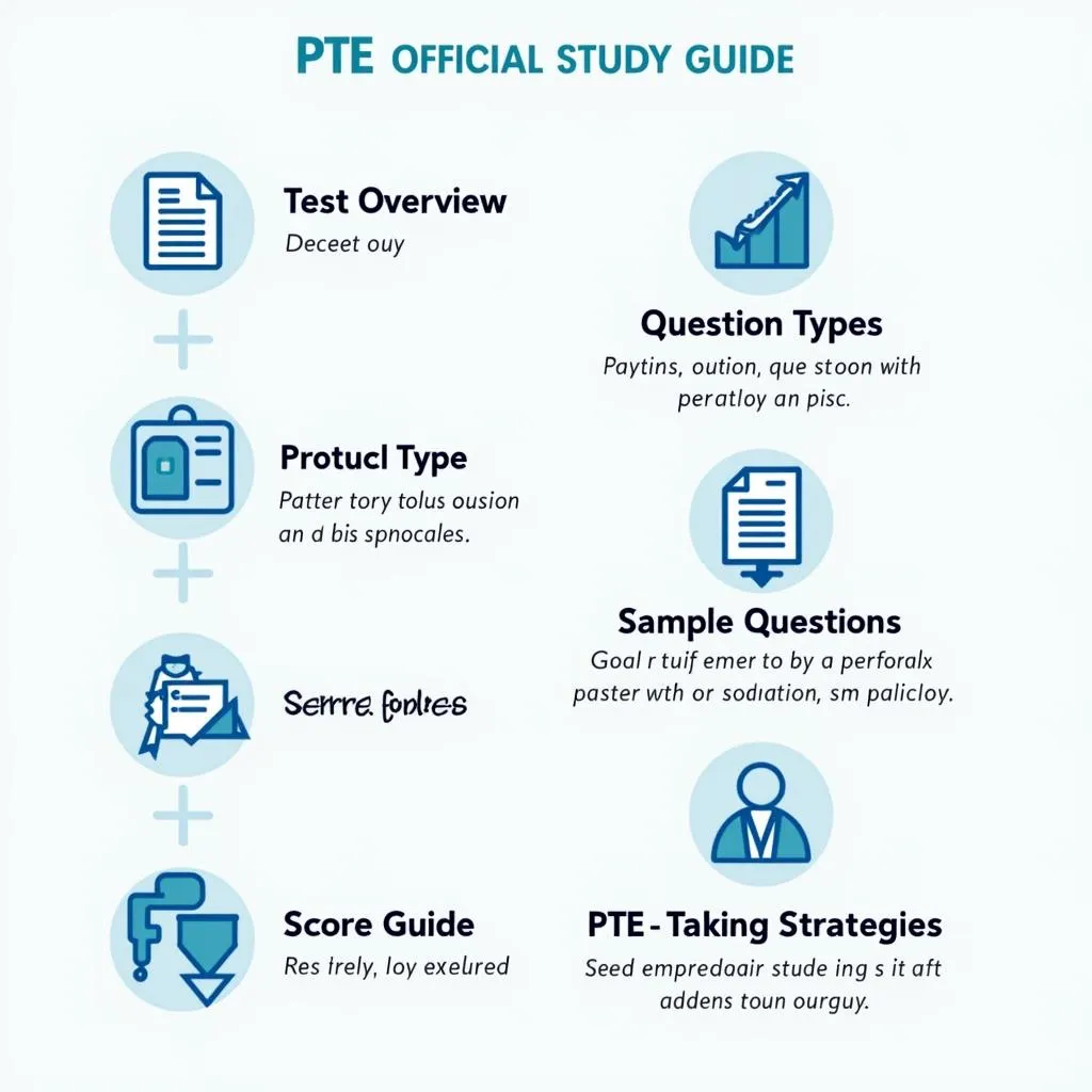 Key components of the PTE Official Study Guide