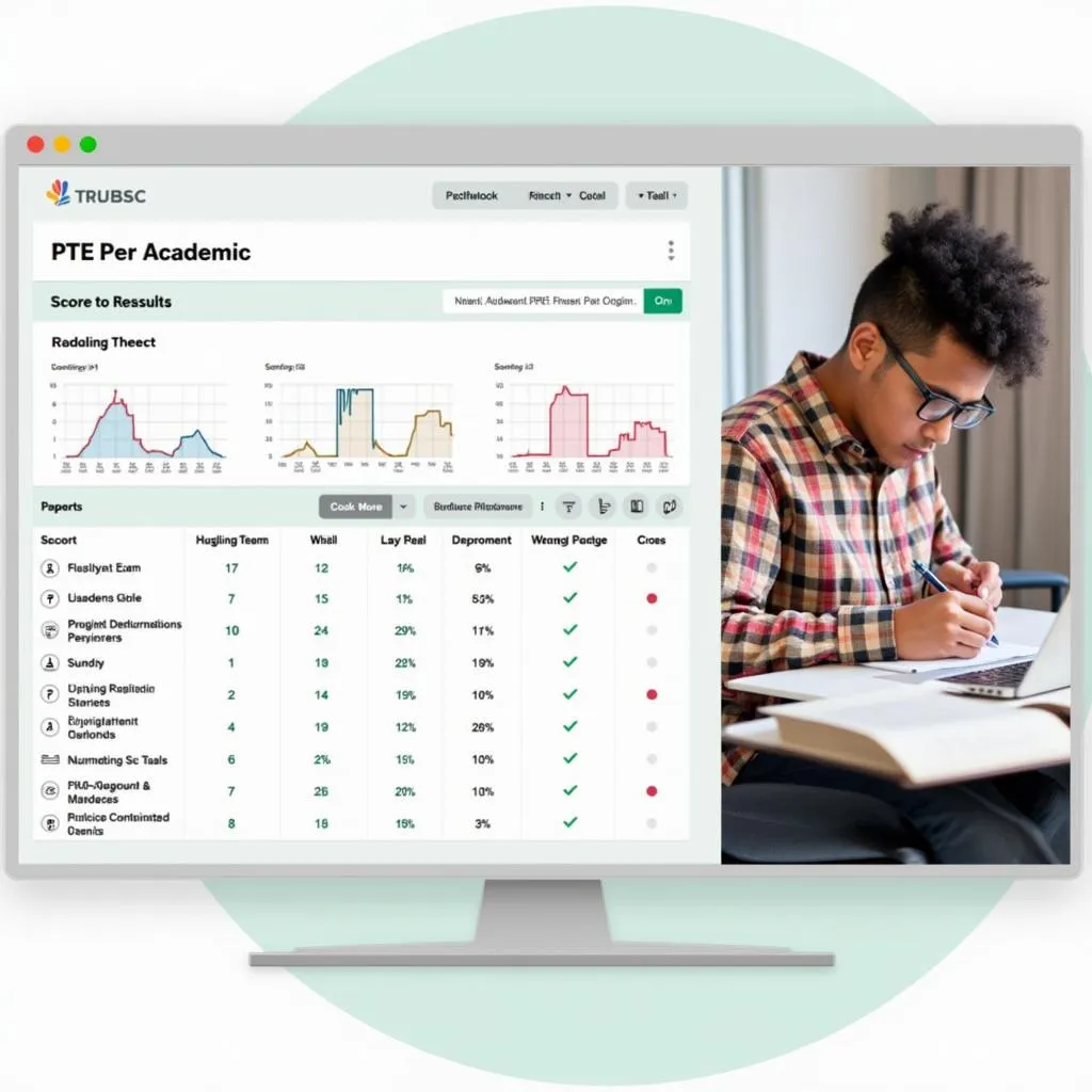 PTE Academic Practice Exam Performance Analysis